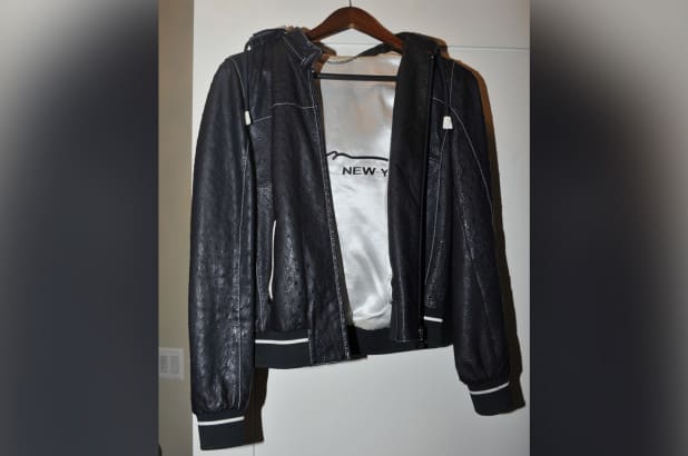 ジョンローレンスサリバン21ss ostrich leather jacket ジョン