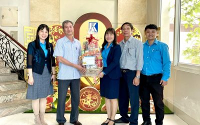 The Labor Federation of Khanh Hoa province pays a visit and extends Tet greetings to the Trade Union of Khanh Viet Corporation