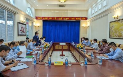 Leaders of Khanh Hoa province inspect the Covid-19 prevention and control work at Khanh Viet Corporation