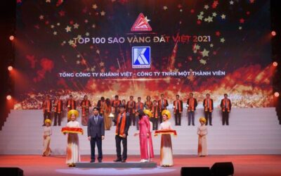 Khanh Viet Corporation wins the Top 100 Vietnam Gold Star Award 2021